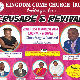 Crusade & Revival - 22nd - 25th August 2024